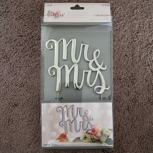 Mr. & Mrs. Cake Topper